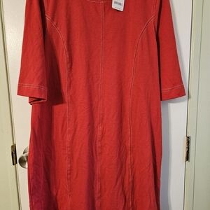 Red A-Line Dress